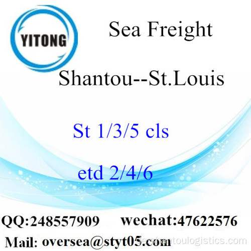 Shantou Port LCL Konsolidierung nach St.Louis